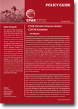 CFAS Climate Finance Guide: COP24 Katowice