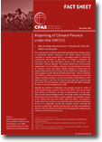CFAS Fact Sheet - Reporting of climate finance under the UNFCCC