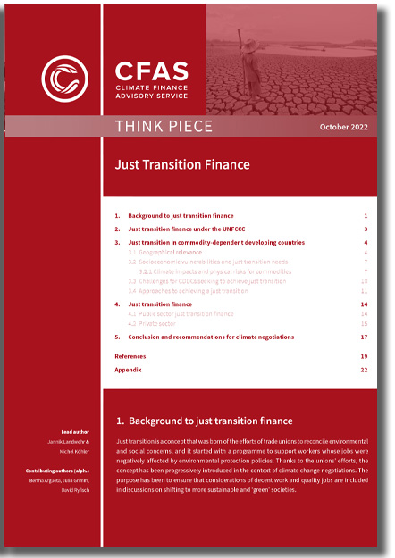 Just Transition Finance